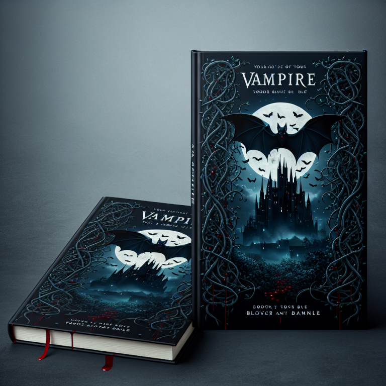 Vampire Book Cover Generator