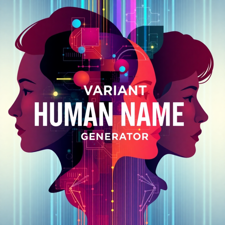 Variant Human Name Generator