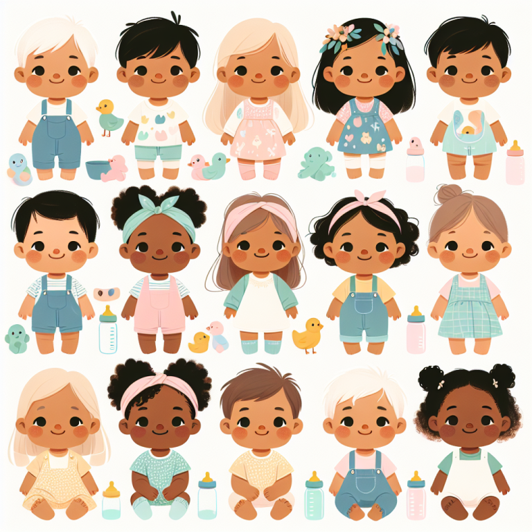 Vector Illustration For Baby Generator