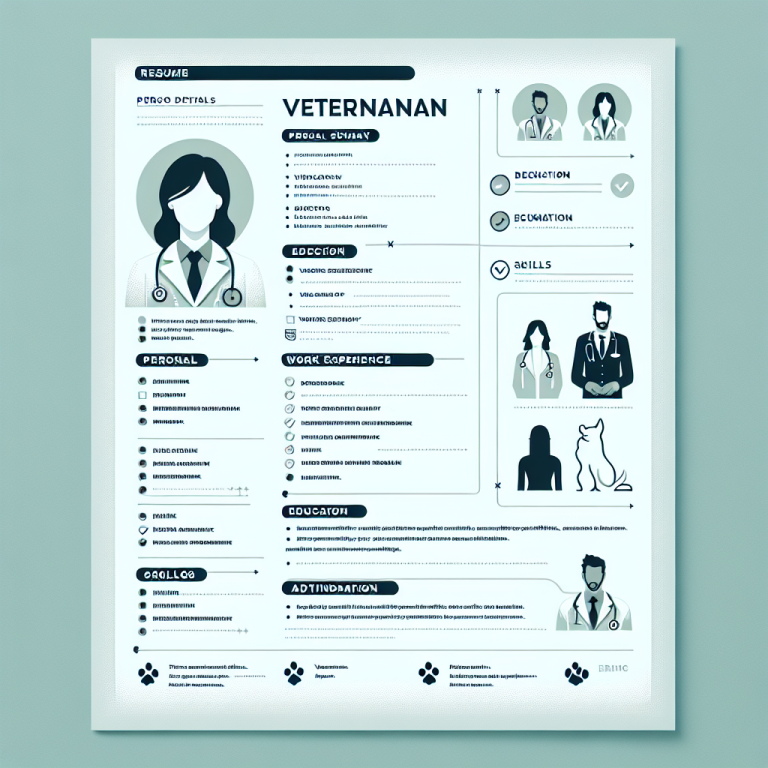 Veterinarian Resume Generator