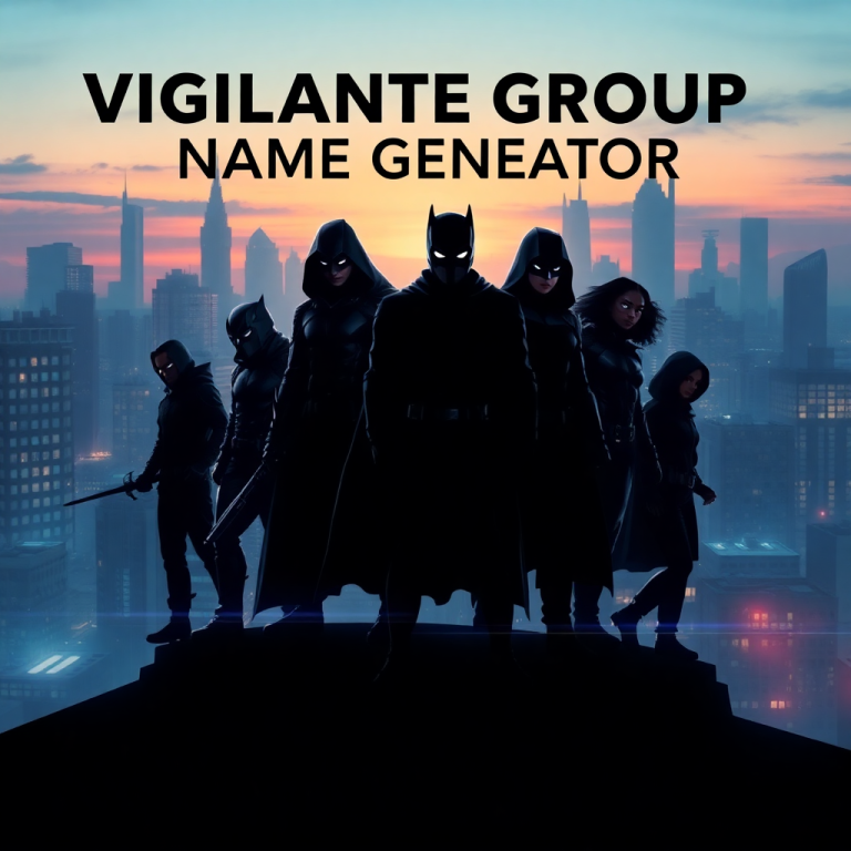 Vigilante Group Name Generator
