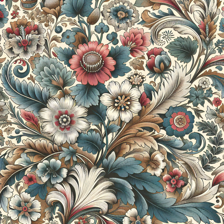 Vintage Floral Pattern Generator