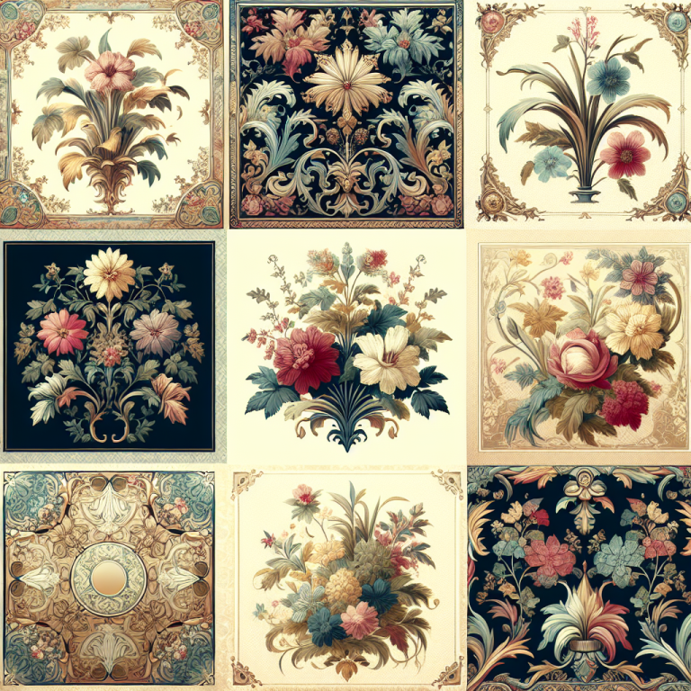 Vintage Flowers Wallpaper Generator