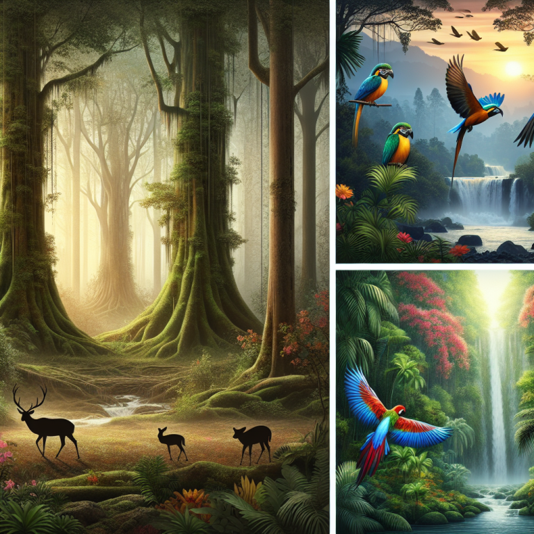 Vintage Forest Wallpaper Generator