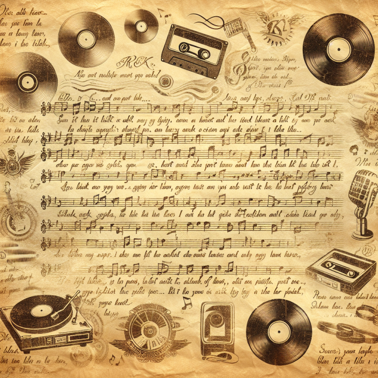 Vintage Song Lyrics Generator