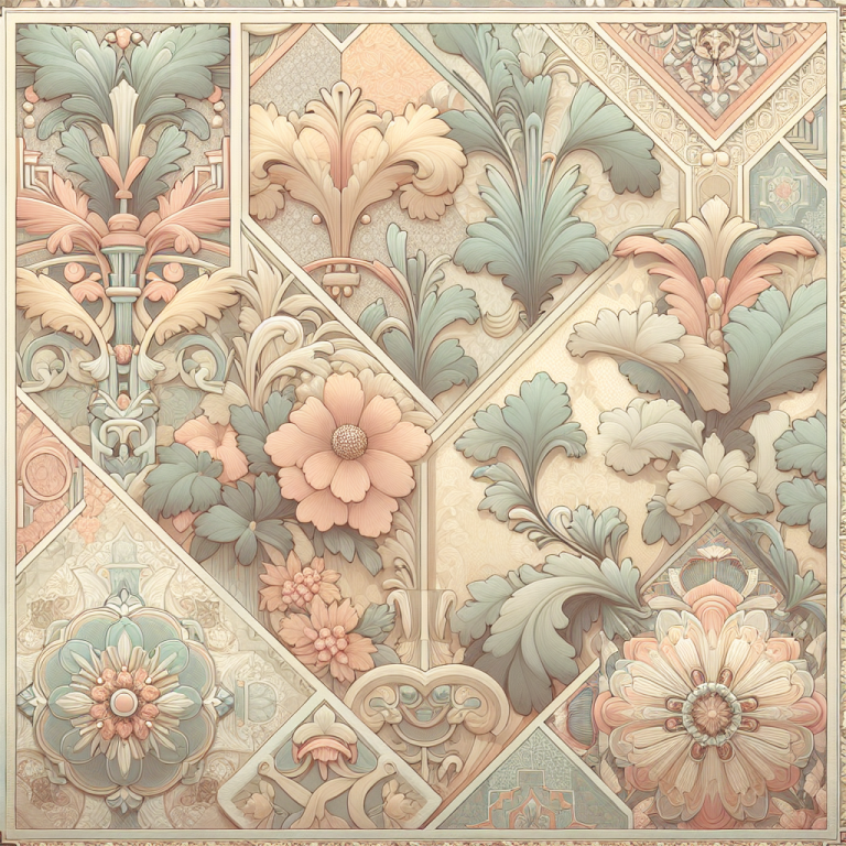Vintage Wallpaper Pattern Generator