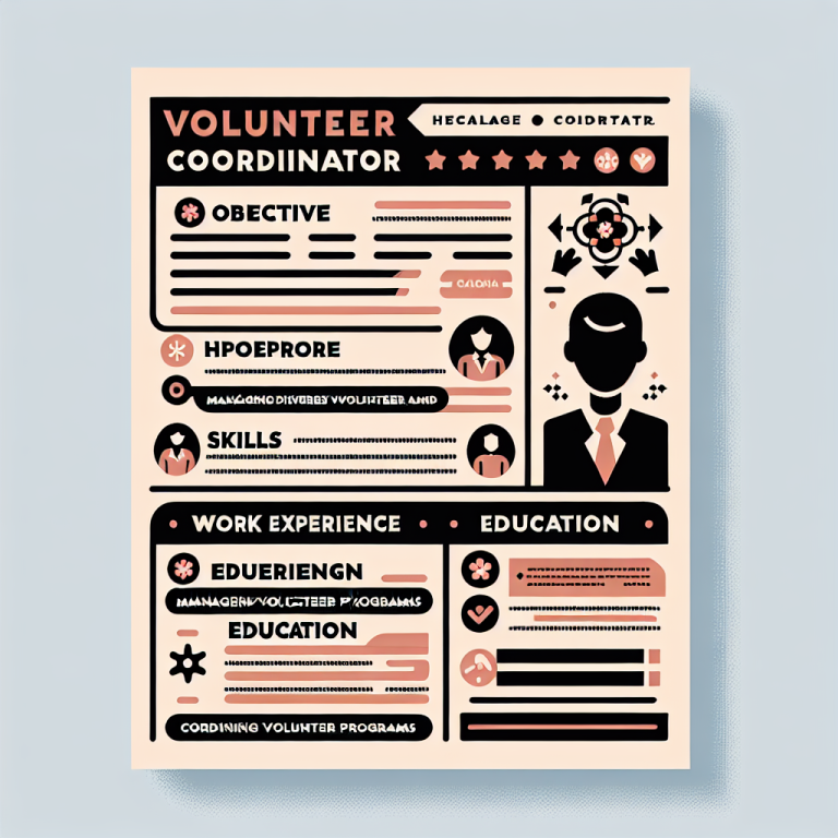 Volunteer Coordinator Resume Generator