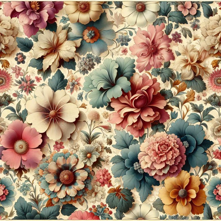 Wallpaper Floral Vintage Generator