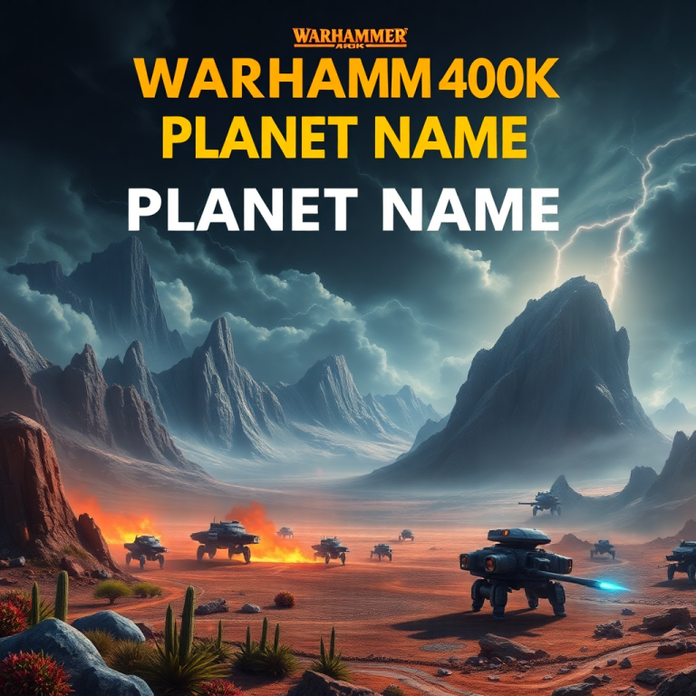 Warhammer 40k Planet Name Generator
