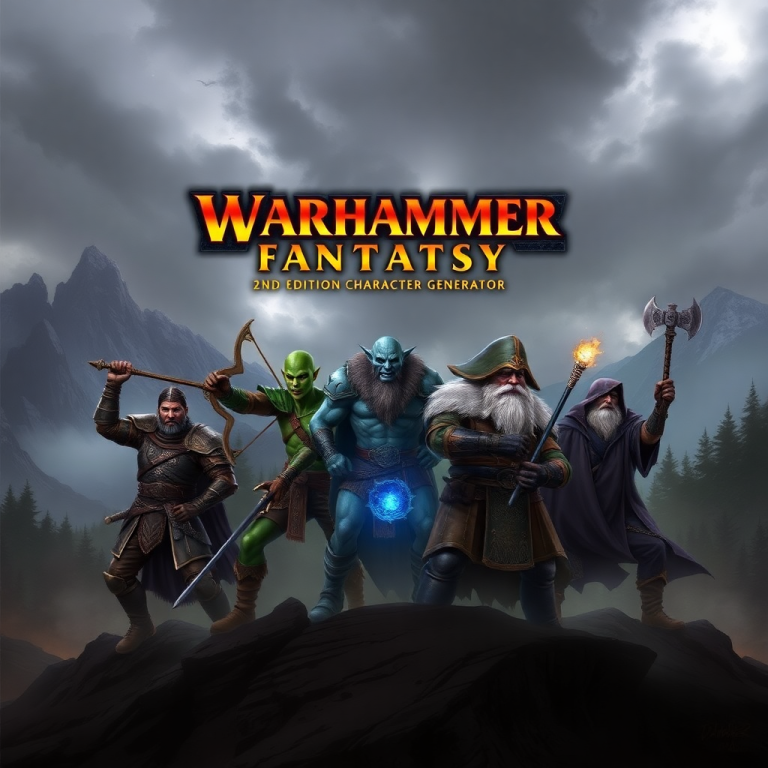 Warhammer Fantasy 2nd Edition Character Generator