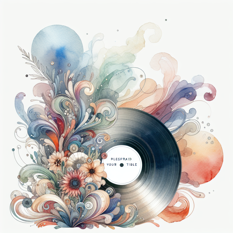Watercolor Album Cover Generator