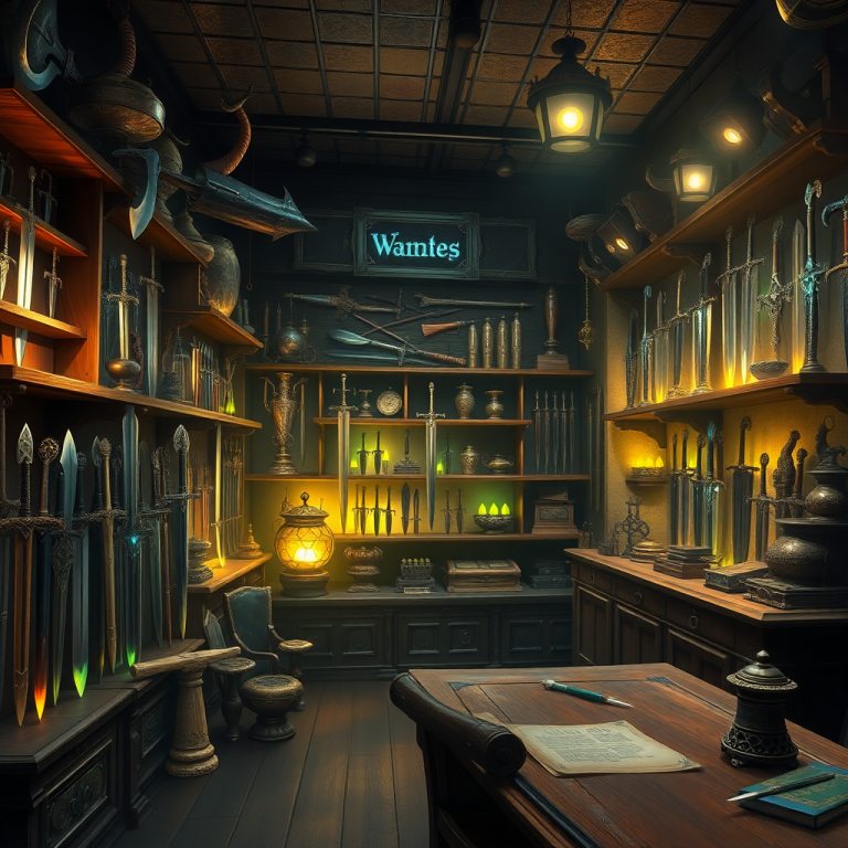 Weapon Shop Name Generator