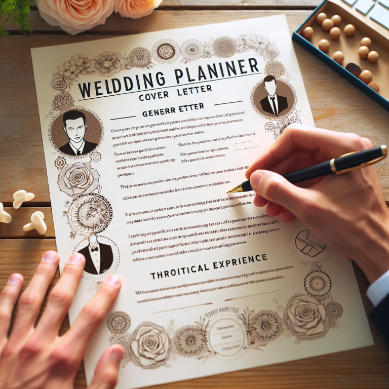 Wedding Planner Cover Letter Generator