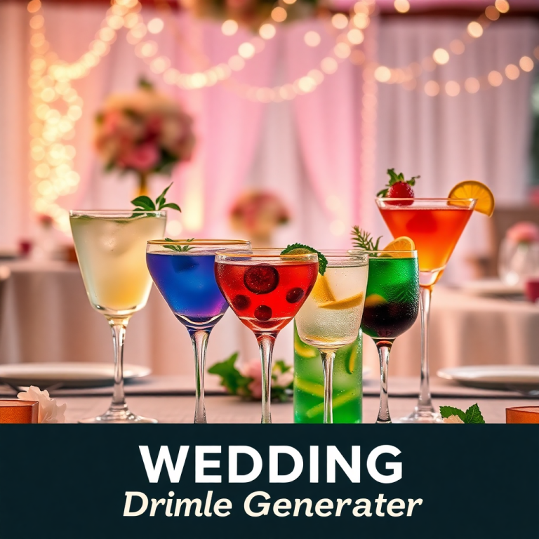 Wedding Signature Drink Name Generator