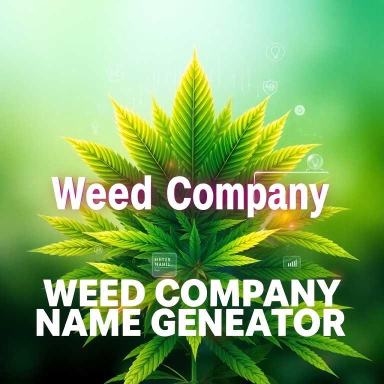 Weed Company Name Generator