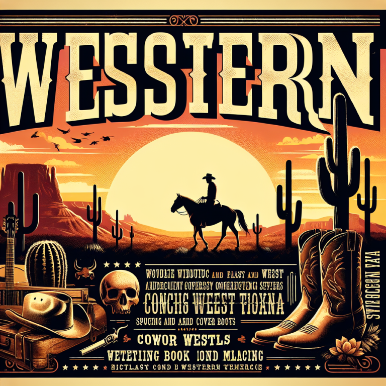Western Book Cover Generator