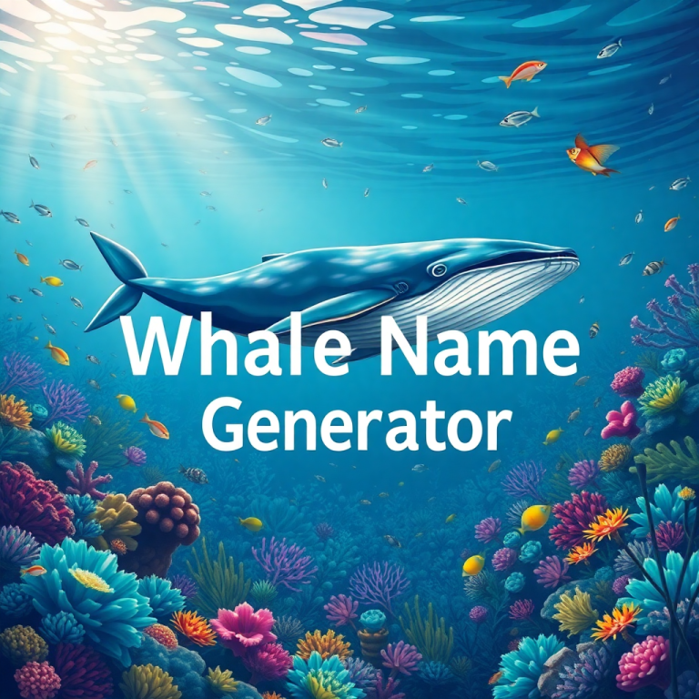 Whale Name Generator