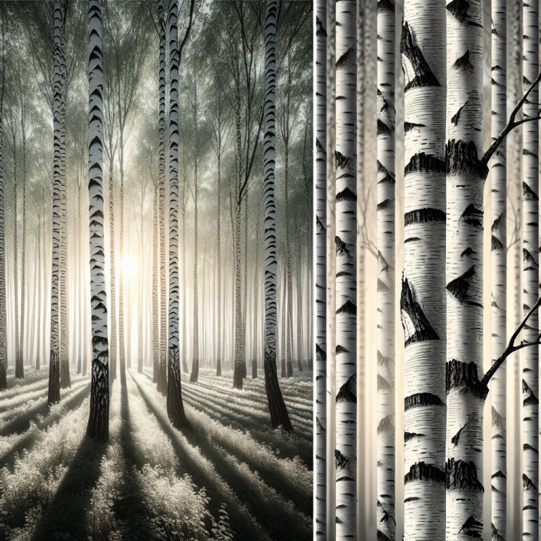 White Birch Wallpaper Generator