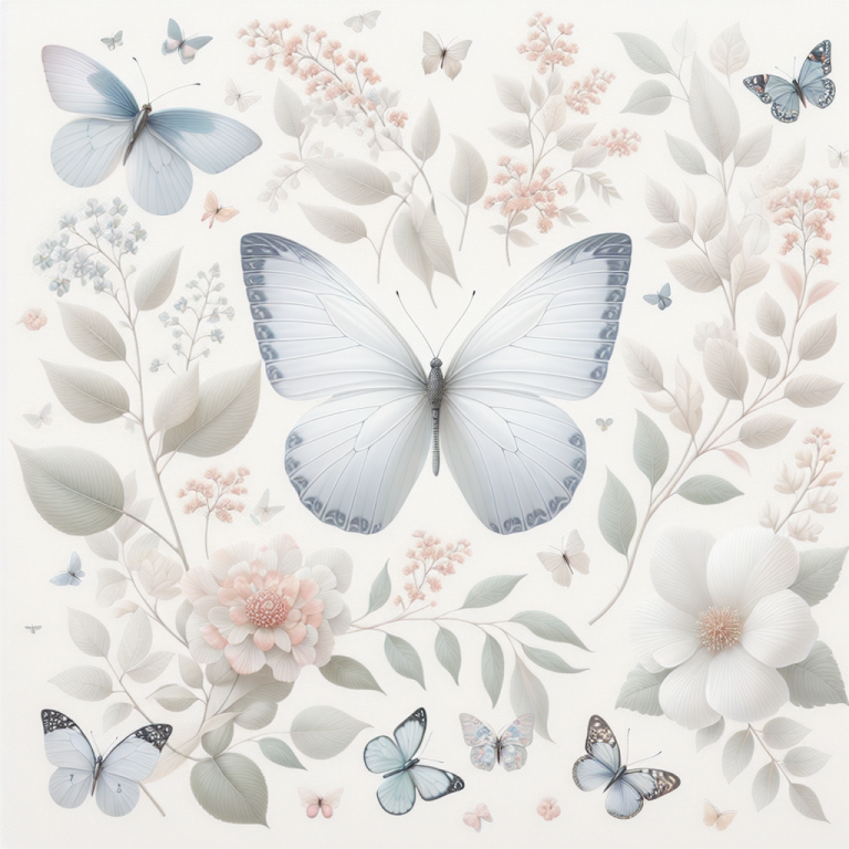 White Butterfly Wallpaper Generator