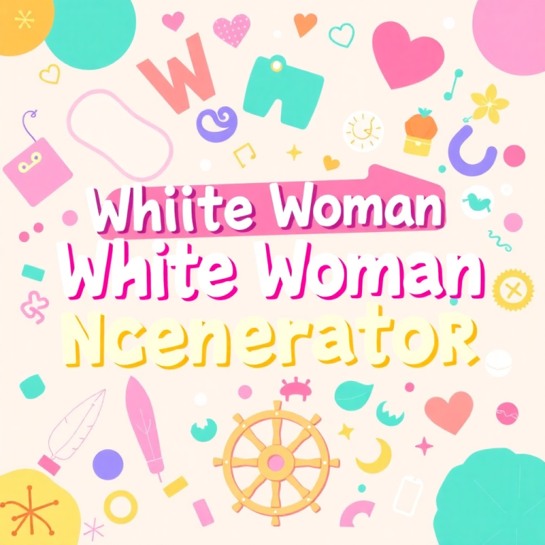 White Woman Name Generator