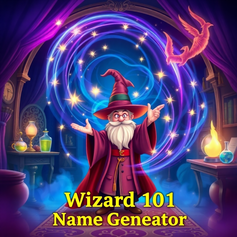 Wizard 101 Name Generator