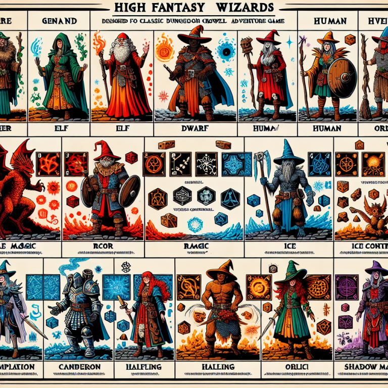 Wizard Game Character Generator