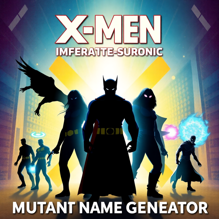 X Men Mutant Name Generator