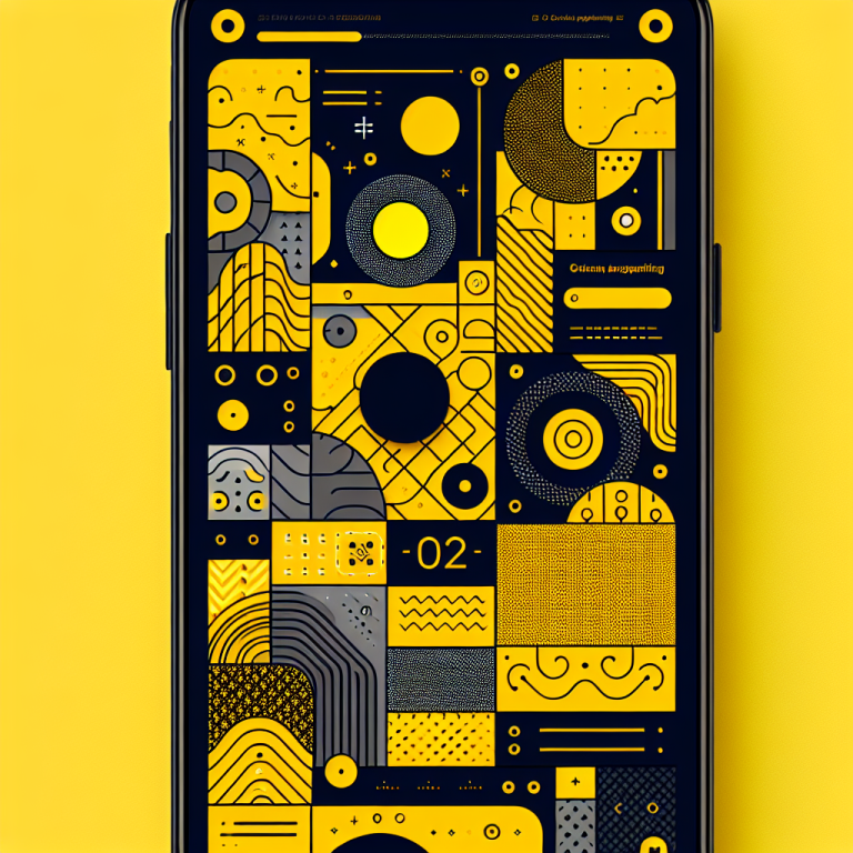 Yellow Phone Wallpaper Generator