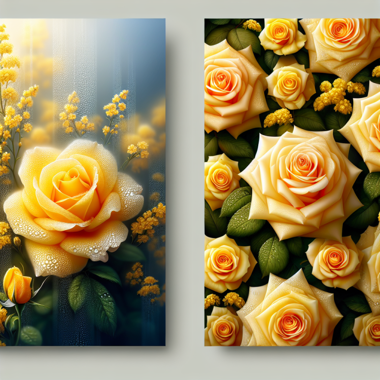 Yellow Rose Wallpaper Generator