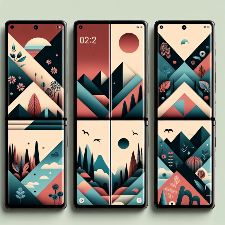 Z Fold Wallpaper Generator