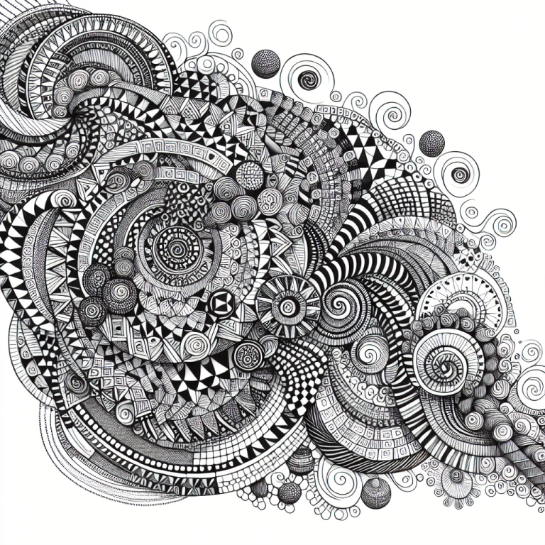 Zentangle Pattern Generator